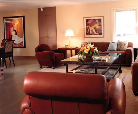 Flossmoor Fifties Tri-level interior design detail 4